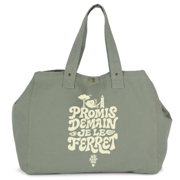 Grand cabas Promis Demain Je le Ferret