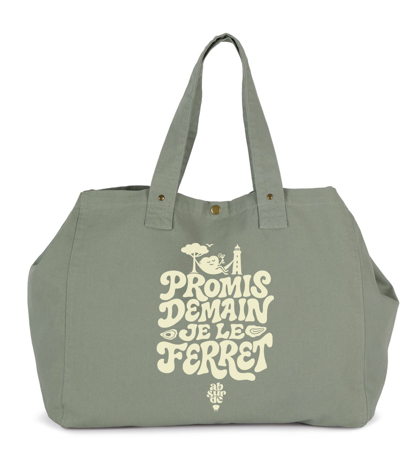 Grand cabas Promis Demain Je le Ferret